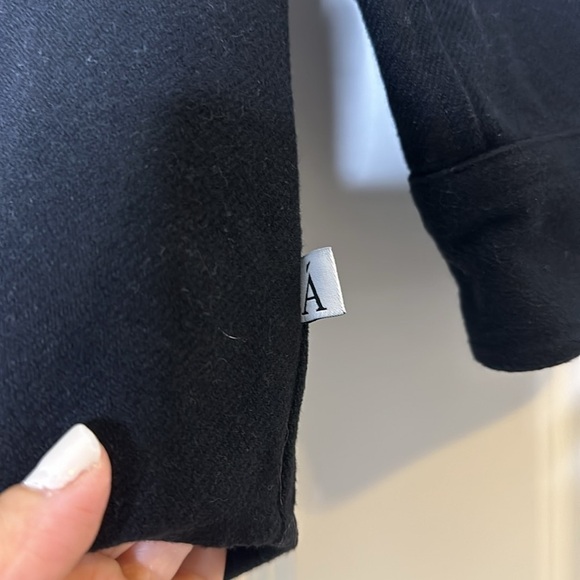 Anian Black button down Overshirt Coat  SzM - Picture 5 of 9
